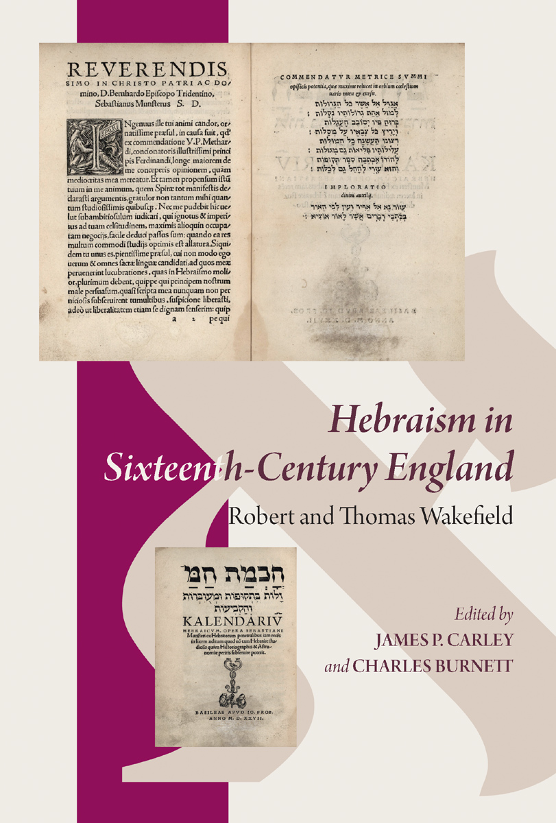 Cover: Hebraism in Sixteenth-Century England