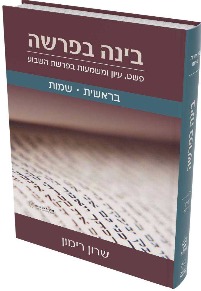 Cover: Bina BeParasha – Bereishit and Shemot