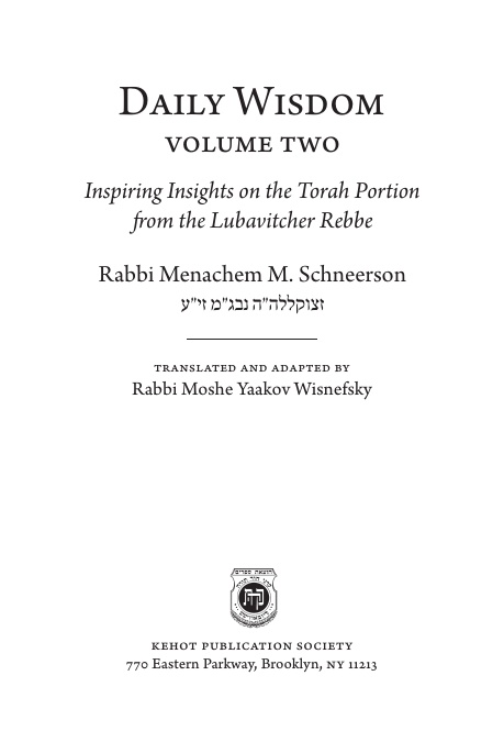 Title page: Daily Wisdom – Volume Two
