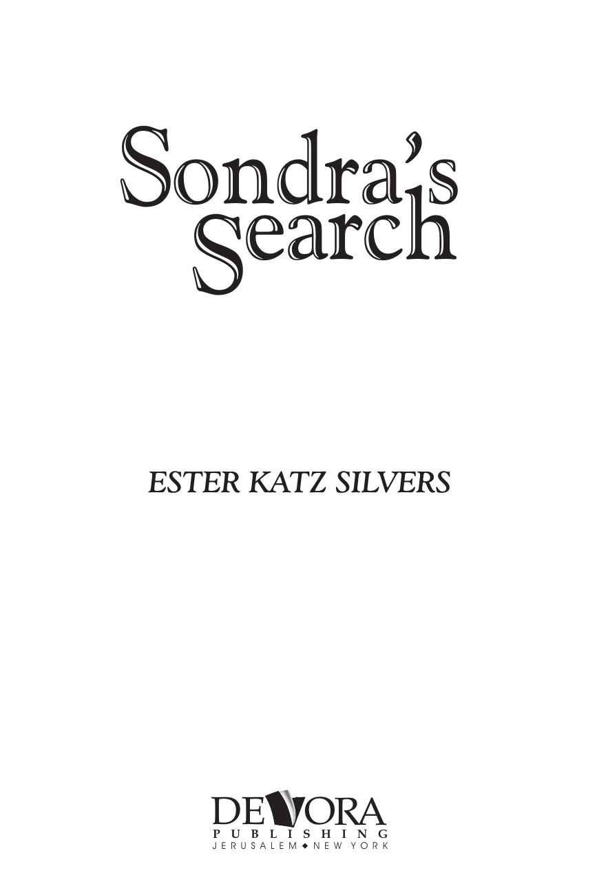 Title page: Sondra’s Search