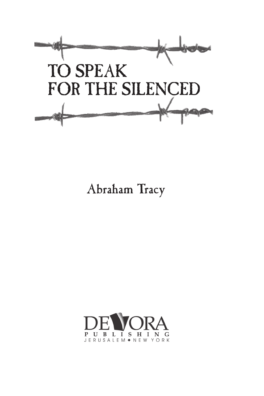 Title page: To Speak for the Silenced