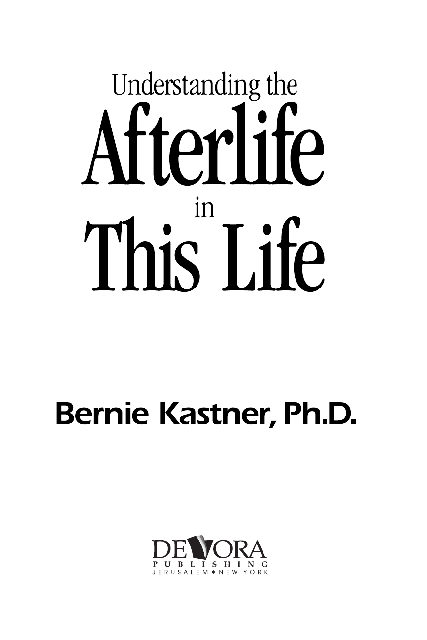 Title page: Understanding the Afterlife in This Life