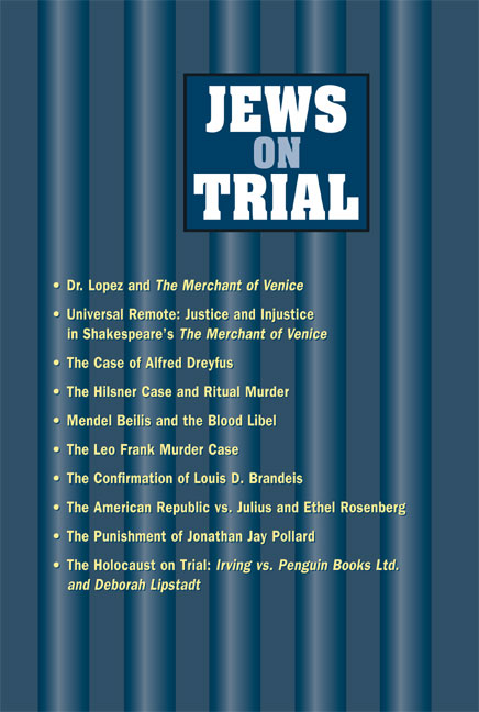 Cover: Jews on Trial