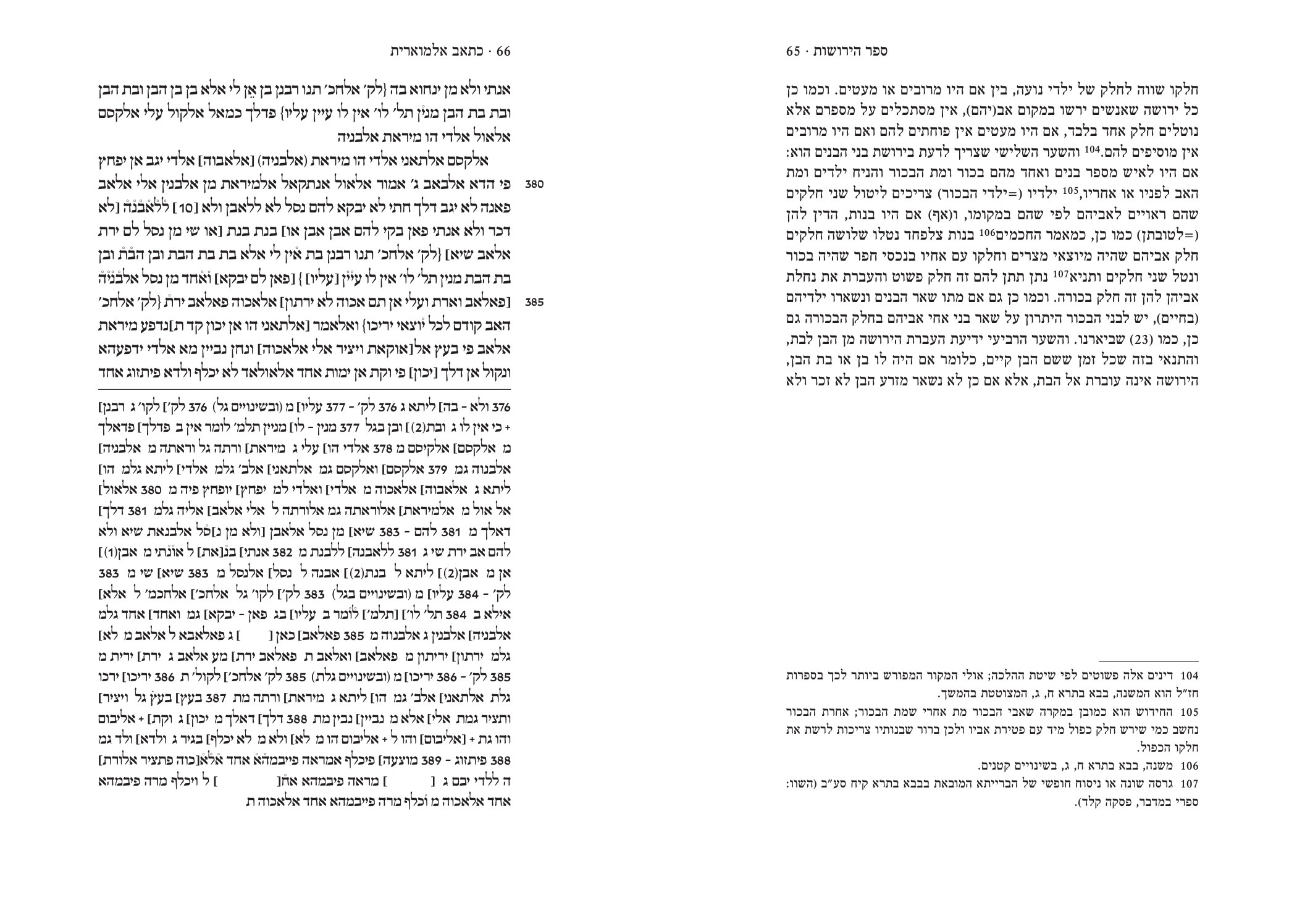 Interior pages: Halakhic Writings of Rav Saadya Gaon